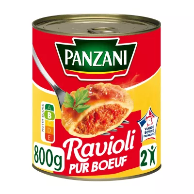 Pure Beef Ravioli Ready Dish 800g - Panzani