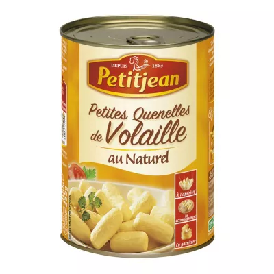 Gekochte Schale kleine natürliche Geflügelknödel 255g - PETITJEAN