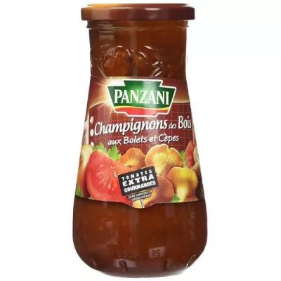 Sauce aux champignons des bois aux bolets & cèpes 425g - PANZANI