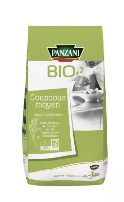 Medium Organic Couscous Bag 5kg - PANZANI
