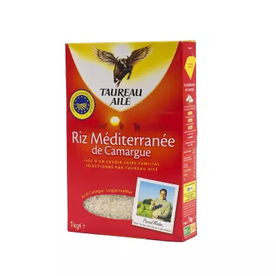 Mediterraner Reis aus der Camargue, 1 kg - TAUREAU AILE