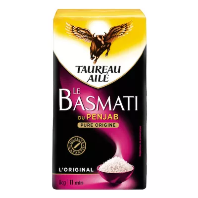 Arroz Basmati Punjab, 1kg - TORO ALADO
