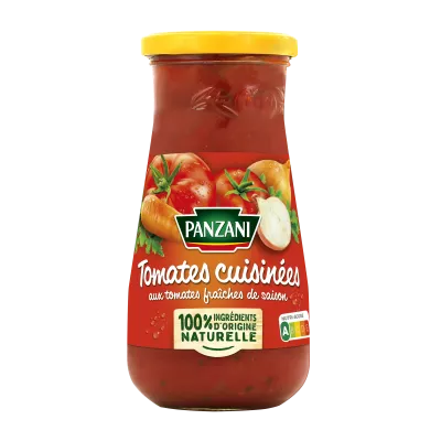 Sauce Tomate Cuisinée Au Tomate Fraîches de saison; 425g  - PANZANI