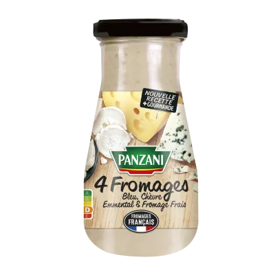 Molho 4 Fromage; 370G - PANZANI