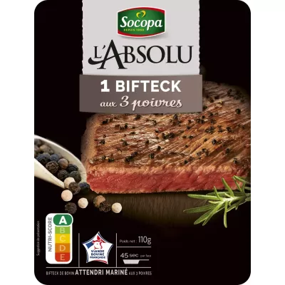 110g Bifteck 3 Poivres X1