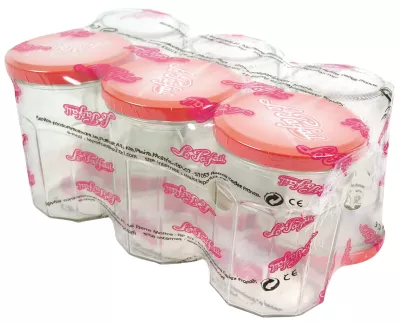 Pack 6 Pots Confiturier 385ml