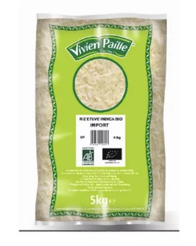 Riz Indica Etuv Imp Bio Sac 5kg - VIVIEN PAILLE