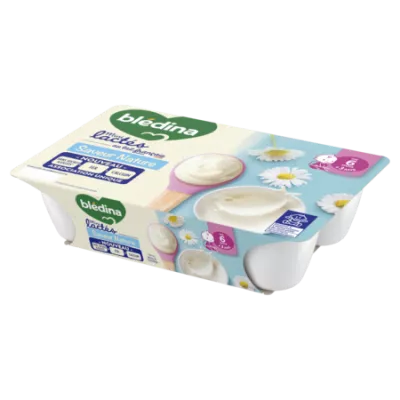 Dessert bébé mini lactés nature sans sucres dès 6 mois 6x55g - BLEDINA