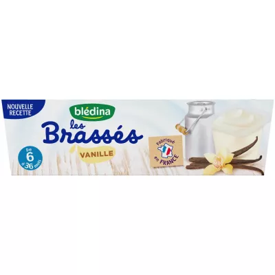 Dessert bébé vanille 6-36 mois 6x95g - BLEDINA