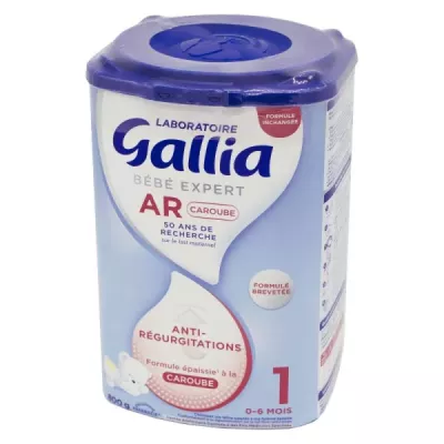 Milch Anti -Regurgitation -Pulver -Experte AR 1 von 0 bis 6 Monaten 800 g - GALLIA