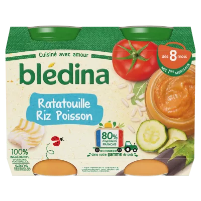 Pot Ratatouille Riz Pois 2x200