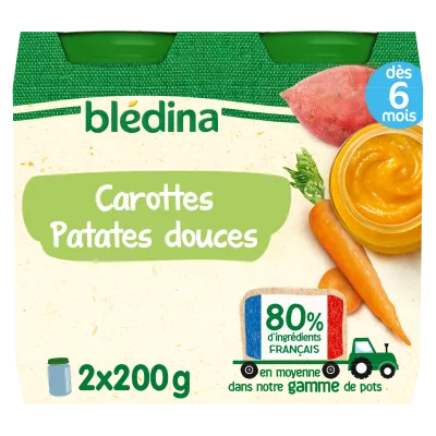 Small baby pot from 6 months Sweet potatoes 2x200g sweet potatoes - BLEDINA