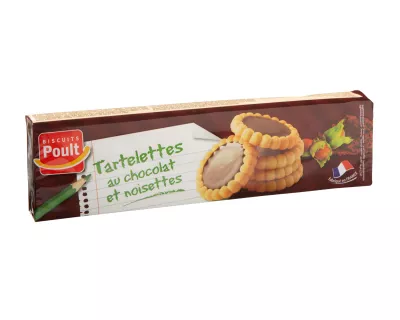 Tartelettes Aux Chocolat - 8 Biscuits 150g - Poult