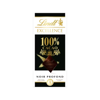 Excellence Black 100% Cocoa Tablet 50 G - LINDT