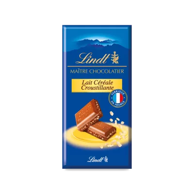 Maître Chocolatier Молочные хрустящие хлопья в таблетках 110 г - LINDT