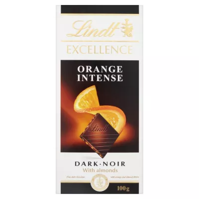 Lindt® Excellence Dark Orange Intense. 100g - LINDT