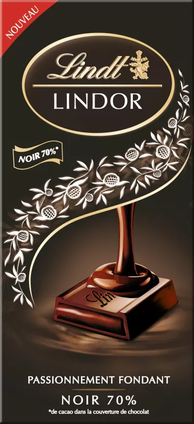 Lindor Noir 70%  Tablette 145 G - LINDT