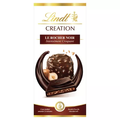 كريشن روشيه نوير قرص 150 غ - LINDT