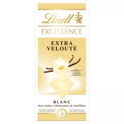 إكسلانس وايت إكسترا مخملي قرص 100 غ - LINDT
