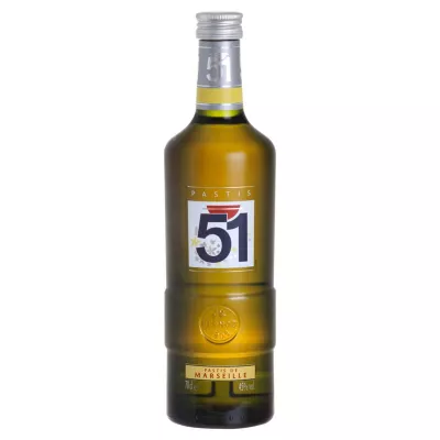 Pastis de Marseille, 45°, bouteille de70cl, PASTIS 51