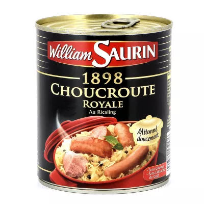 Königliches Sauerkraut mit Riesling 800g - WILLIAM SAURIN
