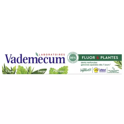 Fluor- und pflanzliche bifluorierte Zahnpasta 75 ml – Vademecum