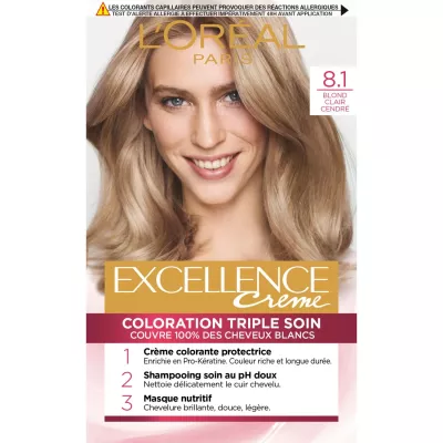 8 1 bld राख उत्कृष्टता creme - L'ORÉAL
