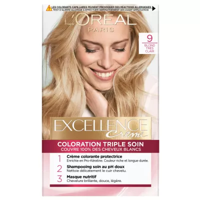 ヘアカラー 9 ベリーライトブロンド エクセレンス - L'oreal
