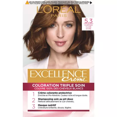 L'Oreal Paris Excellence creme 5.3 Chatain claire dore