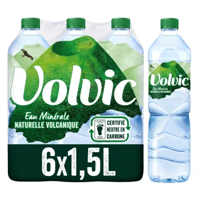 Вода минеральная природная 1,5лx6 Pet - Volvic