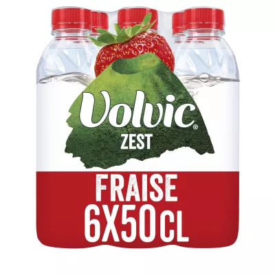 स्ट्रॉबेरी स्वाद वाला पानी 6x50 सीएल - VOLVIC