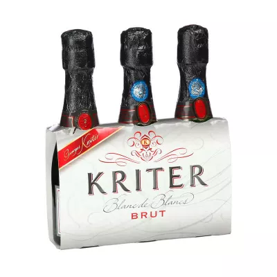 Vin Effervescent Blanc de Blancs, 11,5°, 3x20cl - KRITER