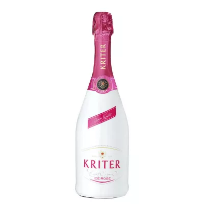 Vino Espumoso Rosado Hielo Semiseco, 75 cl - KRITER