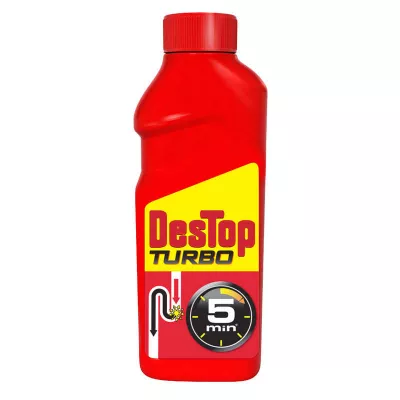 Turbo gel desbloqueador 5 minutos 500ml - DESTOP