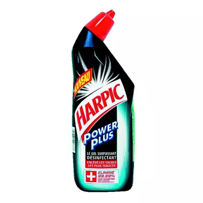 Gel superpuissant désinfectant power plus 750ml - HARPIC