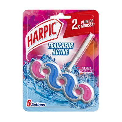टॉयलेट ब्लॉक उष्णकटिबंधीय फूल 39 ग्राम - HARPIC