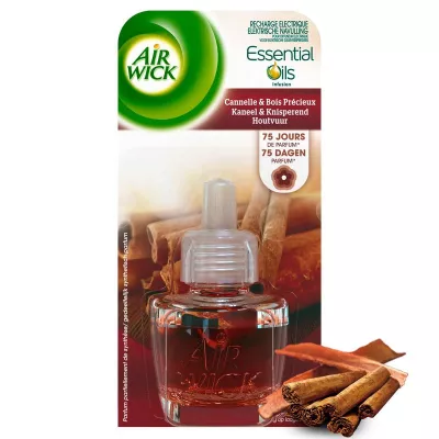 Recharge diffuseur électrique cannelle & bois 19ml - AIR WICK