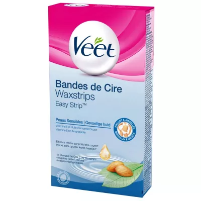 VEET 16 Bandes de cire peaux sensibles - VEET