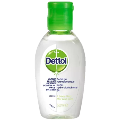 Gel Hidroalcoólico Antibacteriano Aloe Vera 50ml - DETTOL