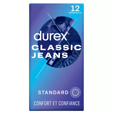 Preservativi standard Jeans classici X12 - Durex