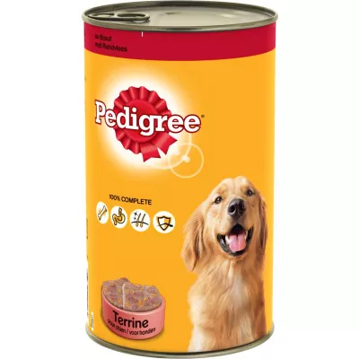 Pâtée pour chiens terrine au bœuf 1250g - PEDIGREE