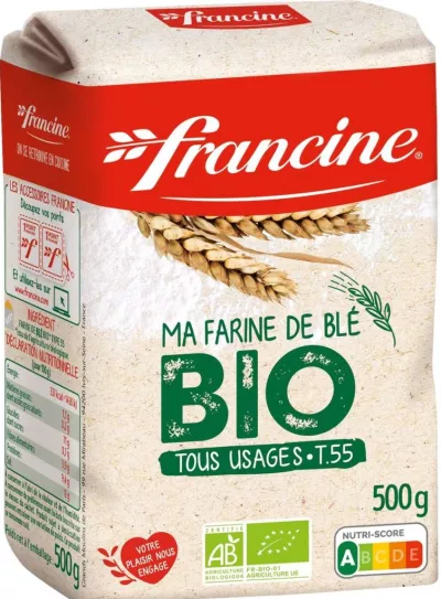 Organic flour T55 500g -FRANCINE