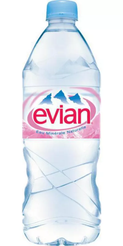 PET 1L Mineral Water Evian - EVIAN
