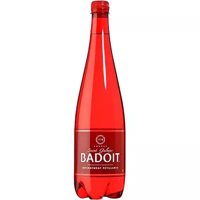 Вода минеральная газированная Red Intensely Sparkling 1л - BADOIT