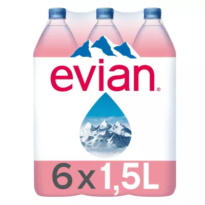 Água Mineral Natural 1,5l X6 Pet - Evian