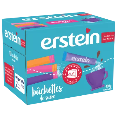Bûchettes de Sucre X100 400g - ERSTEIN