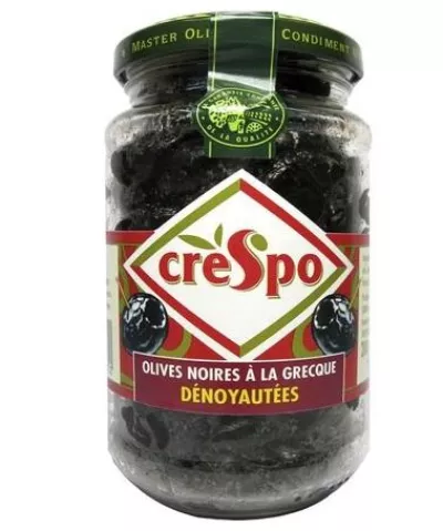 Olives Noires Dénoyautées, 200g - CRESPO