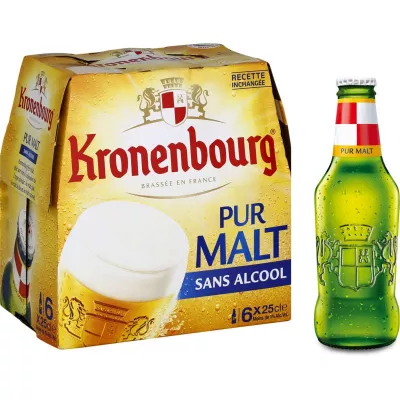 Bière blonde Pur Blonde Sans Alcool - Kronenbourg