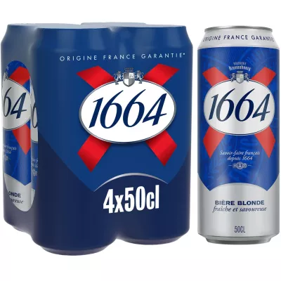 Bière Blonde 4x50cl - 1664