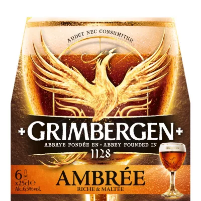 Birra d'Abbazia Ambrata, 6x25cl - GRIMBERGEN